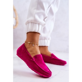 Mocasines Mujer Ante Big Star JJ274656 Fucsia rosado 2