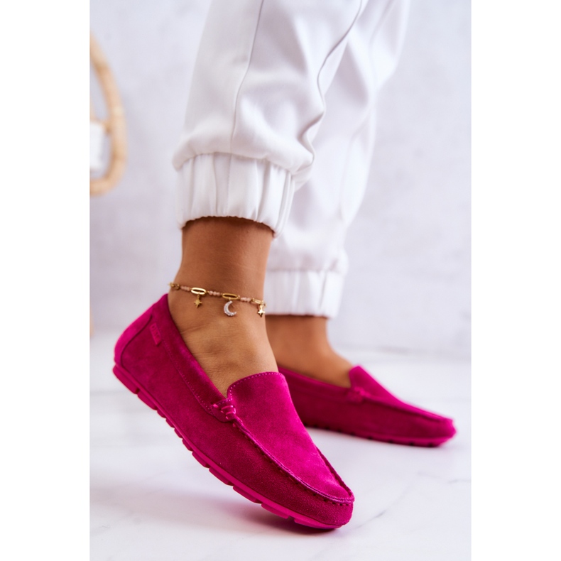 Mocasines Mujer Ante Big Star JJ274656 Fucsia rosa 2