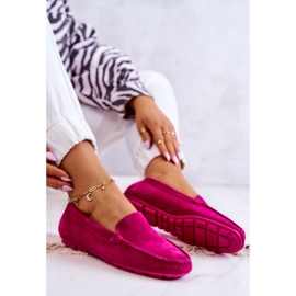 Mocasines Mujer Ante Big Star JJ274656 Fucsia rosado 6