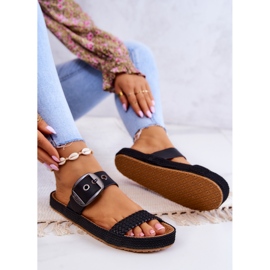 Zapatillas de moda con hebilla Big Star JJ274730 Negro 6