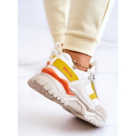 Deportivas Mujer Big Star JJ274A411 Blanco y Beige 4
