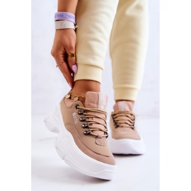 Zapatillas deportivas de mujer Sneakers Big Star JJ274A222 Beige 3