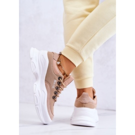 Zapatillas deportivas de mujer Sneakers Big Star JJ274A222 Beige 8