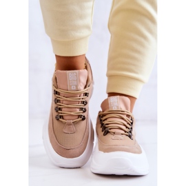 Zapatillas deportivas de mujer Sneakers Big Star JJ274A222 Beige 6