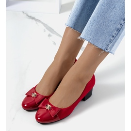 Zapatos de salón de mujer Sharona rojos 1 Zapatos de salón de mujer Sharona rojos 1