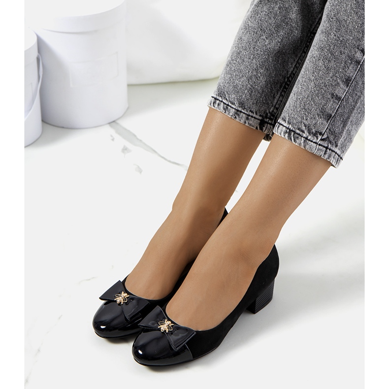 Zapatos negros de mujer de Sharony. 1