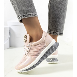 Zapatillas holográficas rosas de Saggers rosado 2