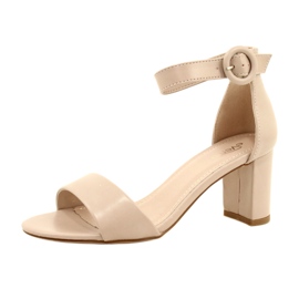 Sandalias femeninas en el Post Evento 20SD98-1617 beige 3