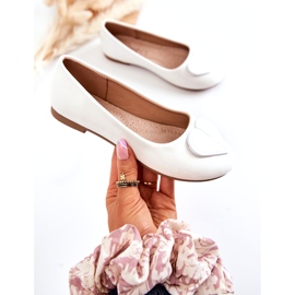 Vinceza Bailarinas Infantiles Lacadas Con Corazón Blanco Corty 2 Vinceza Bailarinas Infantiles Lacadas Con Corazón Blanco Corty 2