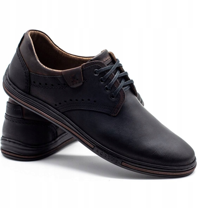 Polbut Zapatos casual hombre 402 negro 2