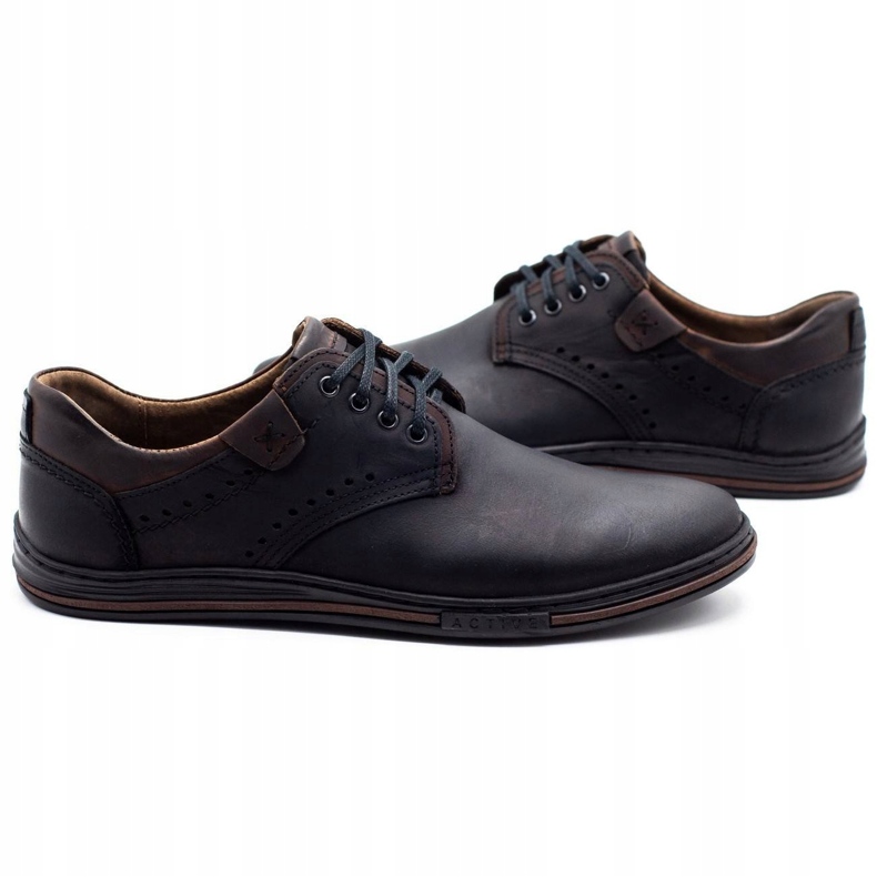 Polbut Zapatos casual hombre 402 negro 3