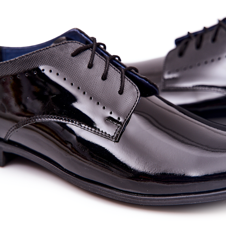 Bednarek Polish Shoes Zapatos Elegantes Piel Lacada Bednarek 724 Negro 2