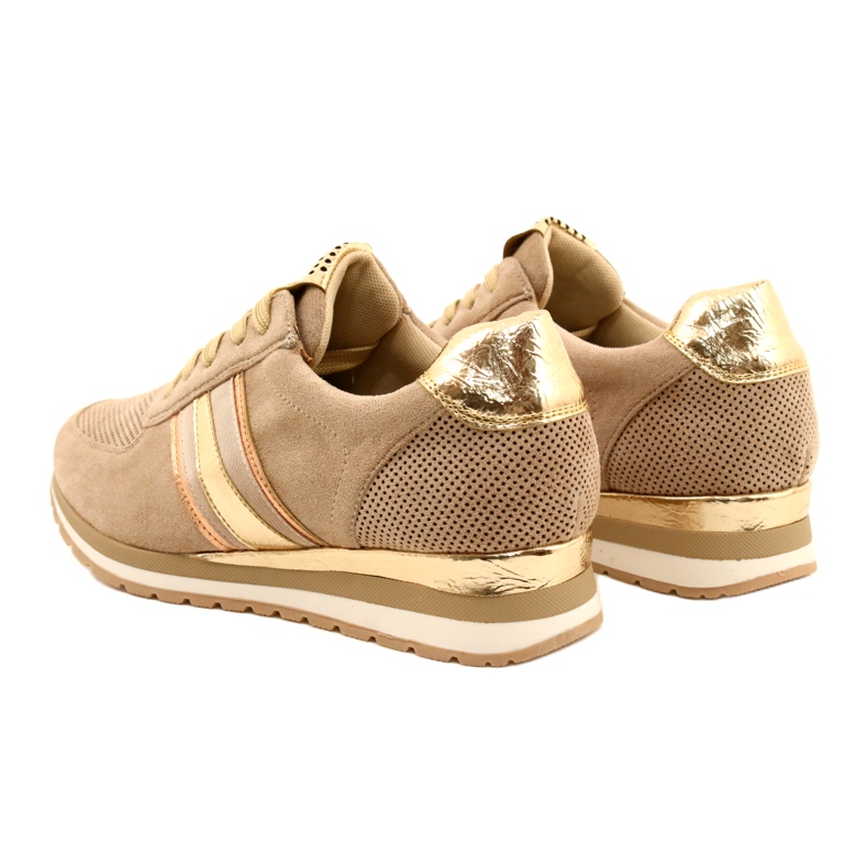 M.Daszyński Deportivas Mujer Beige MR2169 5