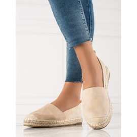 Bestelle Alpargatas de ante beige 2