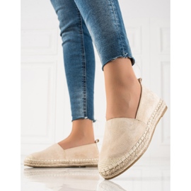 Bestelle Alpargatas de ante beige 1