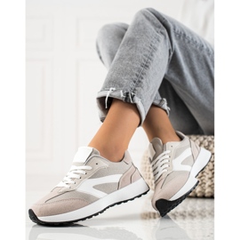 TRENDI Calzado deportivo clásico beige 2 TRENDI Calzado deportivo clásico beige 2