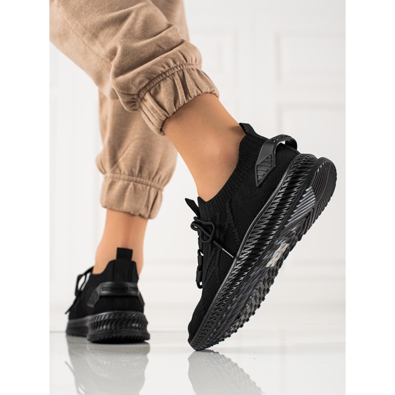 TRENDI Calzado deportivo de moda negro 2