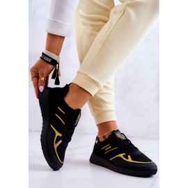 Sneakers Mujer Big Star JJ274A195 Negro-Oro dorado 2
