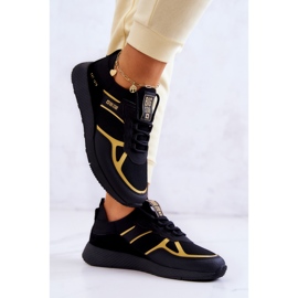 Sneakers Mujer Big Star JJ274A195 Negro-Oro dorado 3