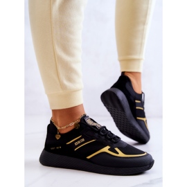 Sneakers Mujer Big Star JJ274A195 Negro-Oro dorado 4