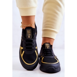 Sneakers Mujer Big Star JJ274A195 Negro-Oro dorado 6