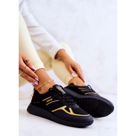Sneakers Mujer Big Star JJ274A195 Negro-Oro dorado 8