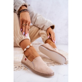 Alpargatas Mujer Slip-On Big Star JJ276001 Beige 5