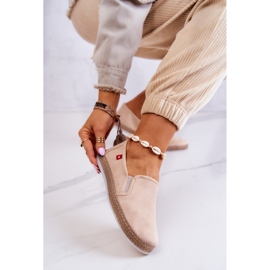 Alpargatas Mujer Slip-On Big Star JJ276001 Beige 1