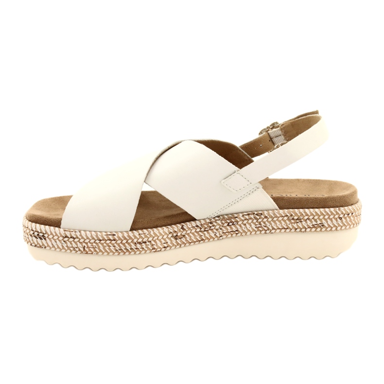 Sandalias de cuero Caprice en la plataforma 9-28712 102 White blanco 1 Sandalias de cuero Caprice en la plataforma 9-28712 102 White blanco 1