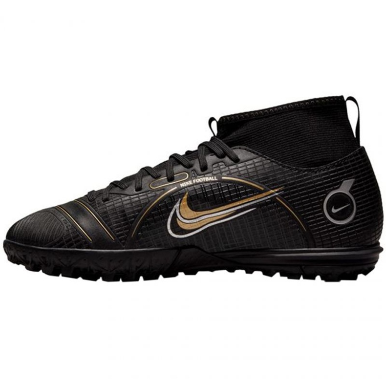 Nike Mercurial Superfly 8 Academy Tf Jr DJ2864 054 zapatos de fútbol negro negro 1 Nike Mercurial Superfly 8 Academy Tf Jr DJ2864 054 zapatos de fútbol negro negro 1