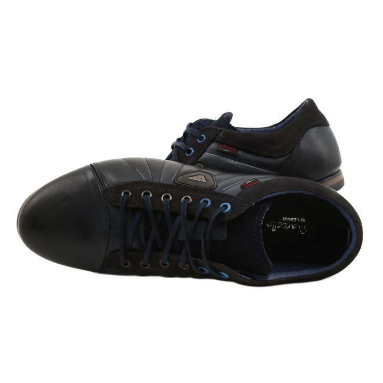 Lemar Zapato piel hombre 1615 azul marino 5
