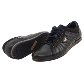 Lemar Zapato piel hombre 1615 azul marino 4