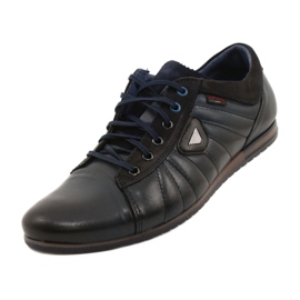 Lemar Zapato piel hombre 1615 azul marino 3