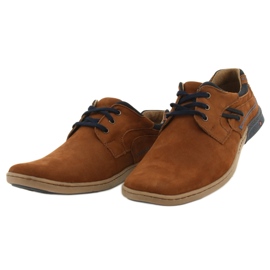 KOMODO Zapatos casual hombre 861L rojo marrón 9