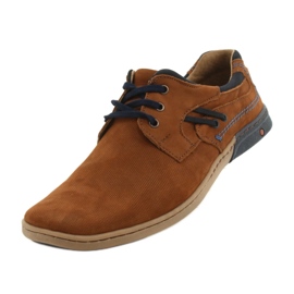 KOMODO Zapatos casual hombre 861L rojo marrón 10