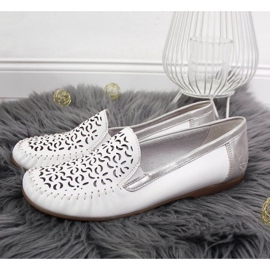 Mocasines calados Rieker W RKR522 blanco 5