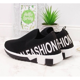 Zapatillas deportivas negras slip on Filippo W PAW224A negro 4
