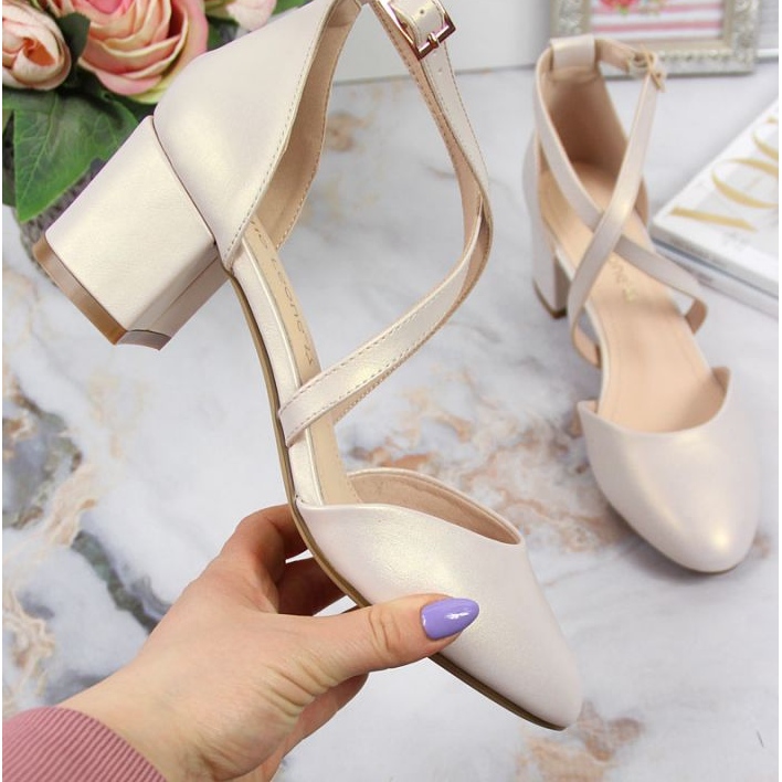 Sandalias con tiras Sergio Leone W SK365B beige perla 1