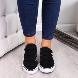 Deportivas de textil con velcro Atletico W ATC336B negro 3