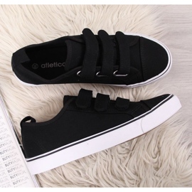 Deportivas de textil con velcro Atletico W ATC336B negro 4