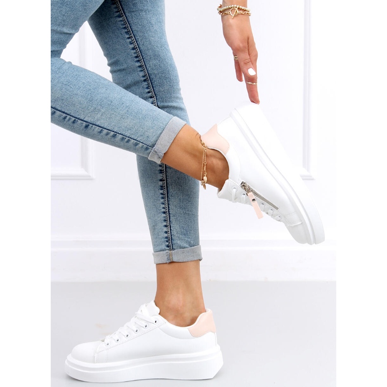 Zapatillas mujer Lerato BLANCO / ROSA rosado 2