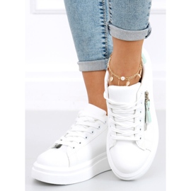 Zapatillas mujer Lerato BLANCO/VERDE 4