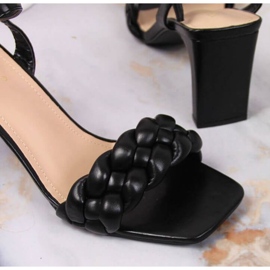 Sandalias negras tacón Vinceza W JAN114A negro 2 Sandalias negras tacón Vinceza W JAN114A negro 2