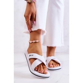 Pantuflas mujer espuma Big Star JJ274A339 Blanco 1 Pantuflas mujer espuma Big Star JJ274A339 Blanco 1