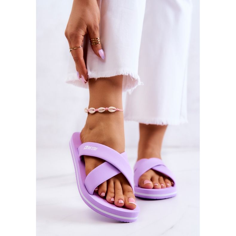 Pantuflas Mujer Espuma Big Star JJ274A340 Violeta 1