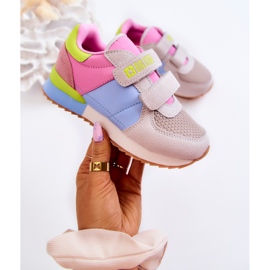 Zapatillas Deportivas Niños Memory Foam Big Star JJ374252 Rosa-Azul rosado gris 5