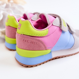 Zapatillas Deportivas Niños Memory Foam Big Star JJ374252 Rosa-Azul rosado gris 7