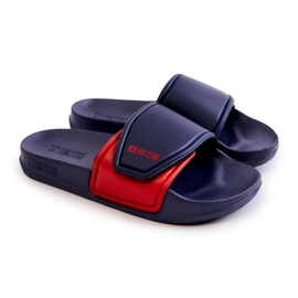 Pantuflas Infantiles Ligeras Big Star JJ374351 Azul Marino rojo 4
