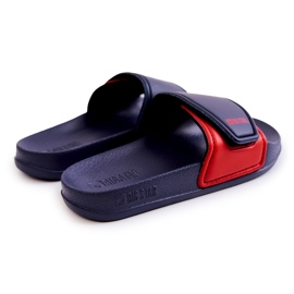 Pantuflas Infantiles Ligeras Big Star JJ374351 Azul Marino rojo 6