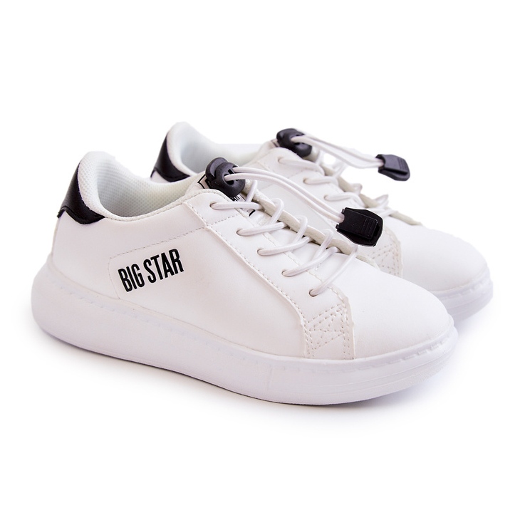 Deportivas Infantiles Big Star JJ374069 Blanco y Negro 1